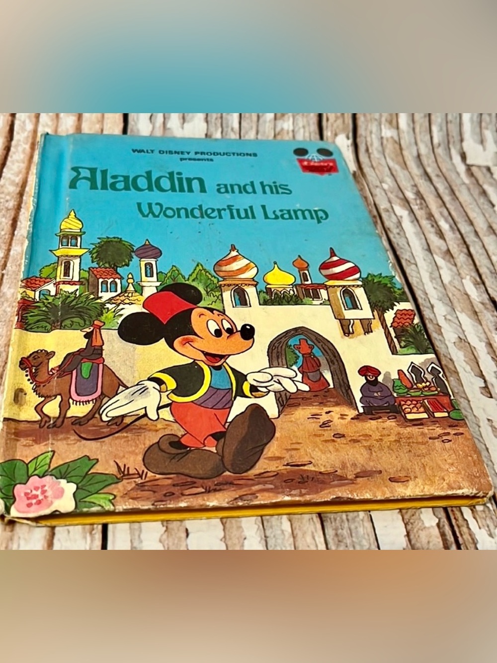 DISNEY - “ALADDIN AND HIS WONDERFUL LAMP” VINTAGE 1978 - STORYBOOK - GUC